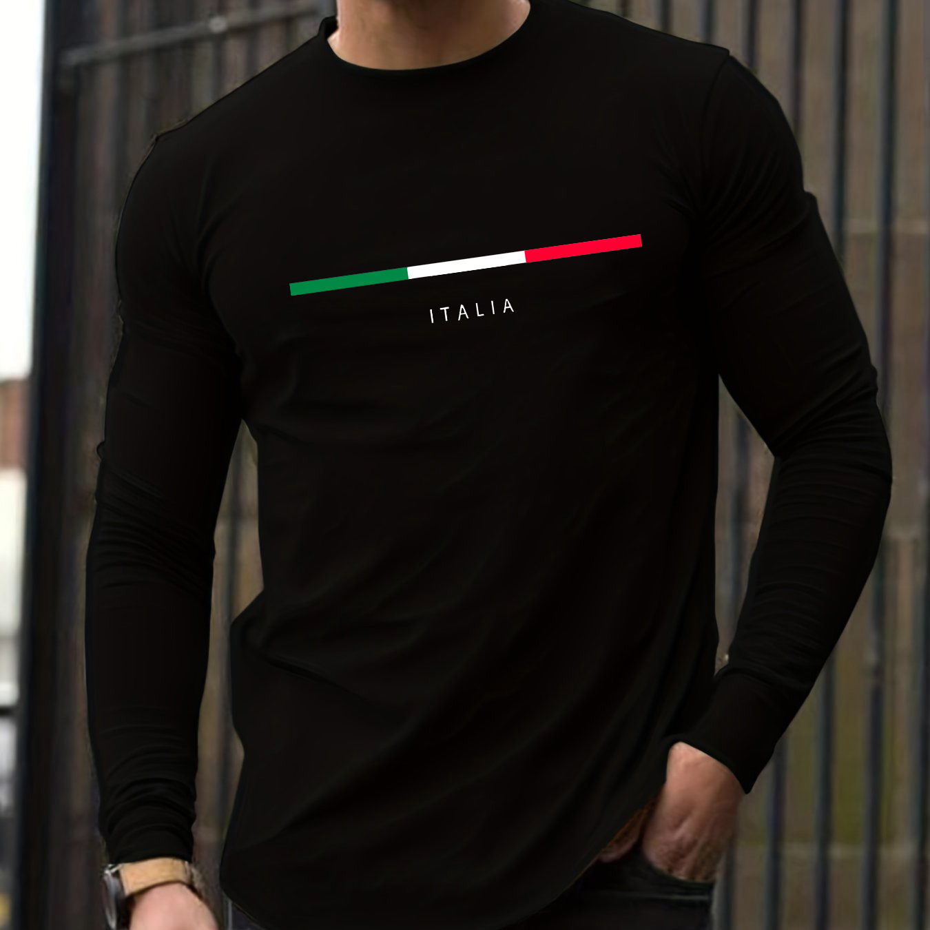 Men Fashion Upper - 100% pure cotton men's long sleeved