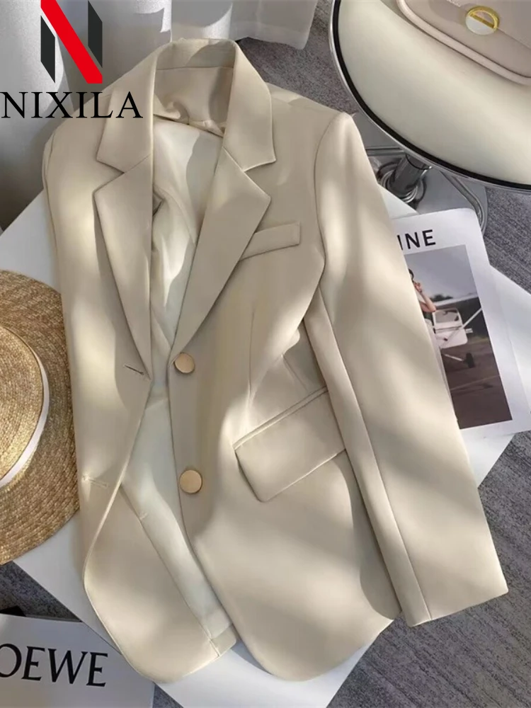 Men'S Fashion X - Women Double Breasted Blazer Chic Office
