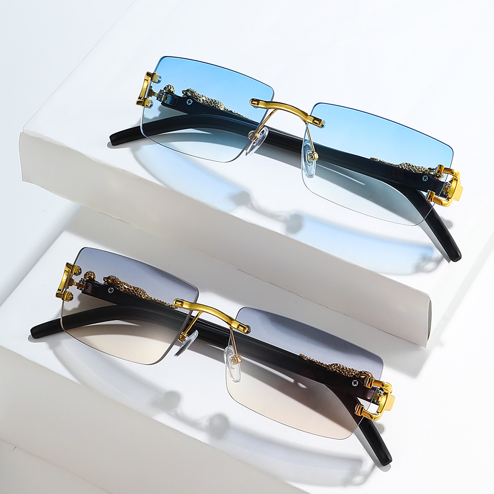 Men'S Fashion Rimless Glasses - 1PCS Fashion Vintage Rimless Sunglasses Women