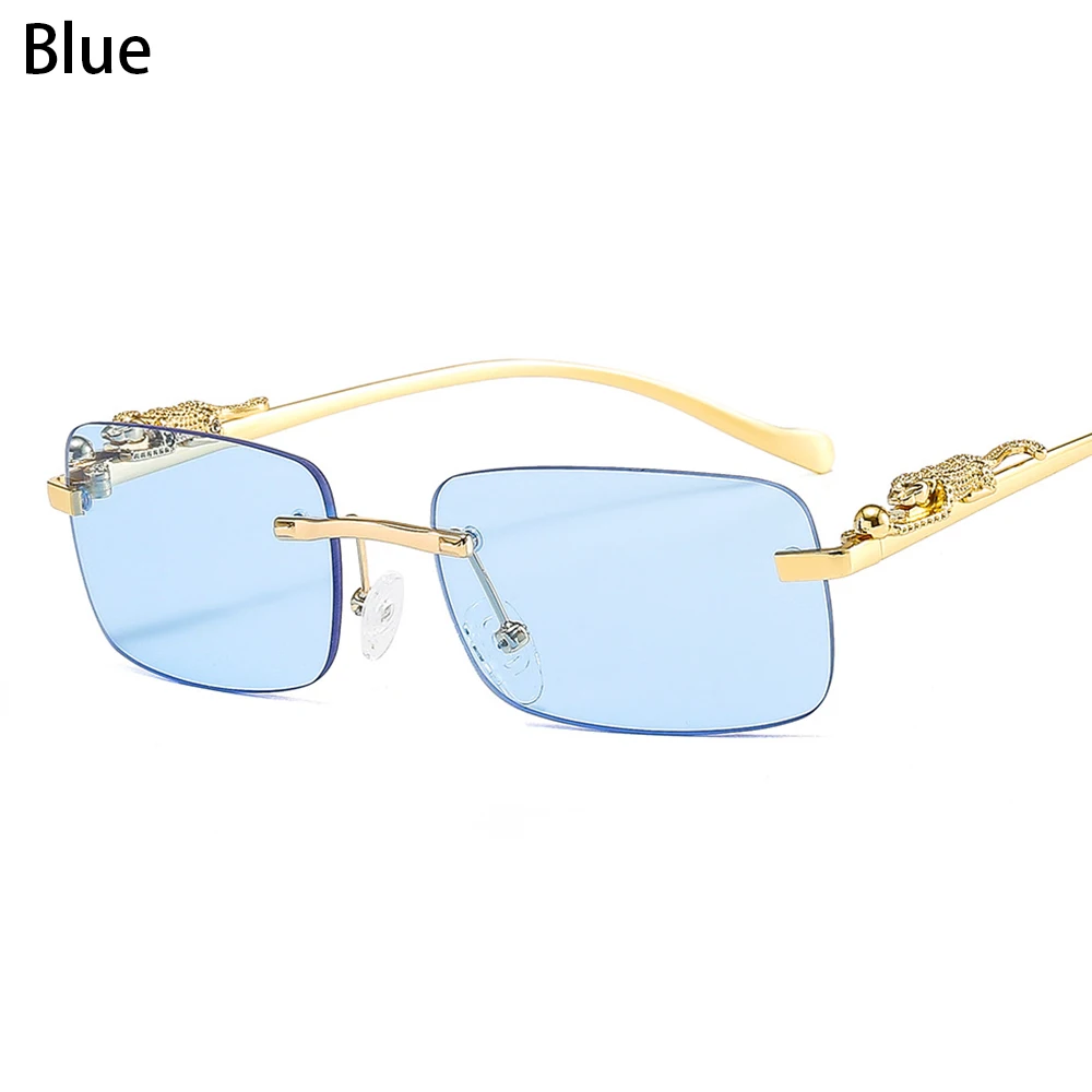 Men'S Fashion Rimless Glasses - Rimless Small Square Sunglasses Women Men