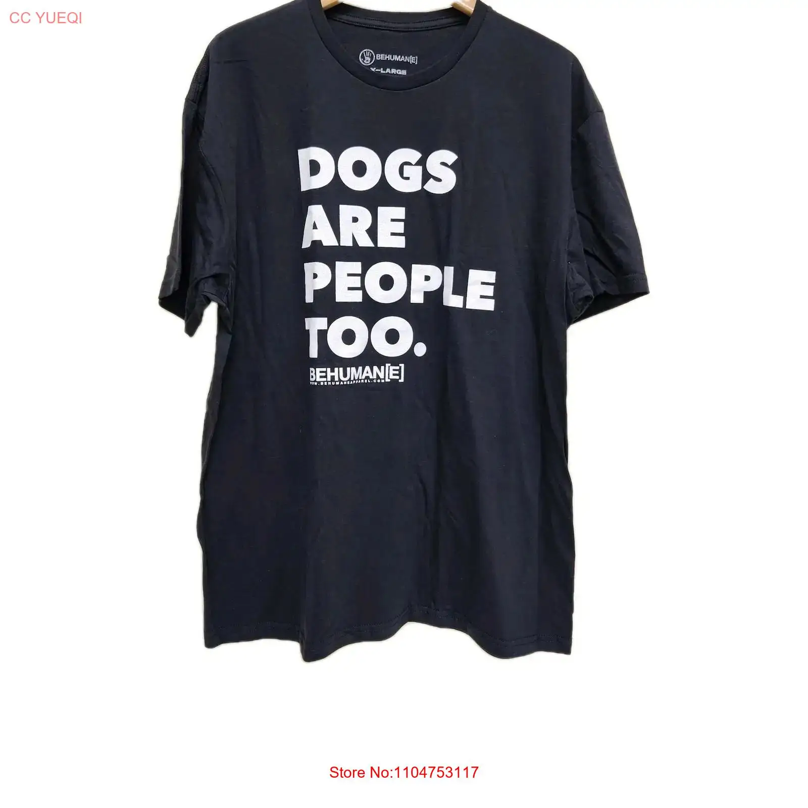 Men'S Fashion X - Be Humane T Shirt Adult X