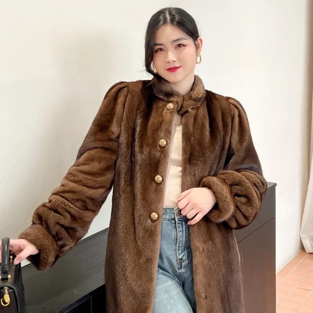Men'S Fashion X - Autumn Winter 2025 Faux Mink Coat