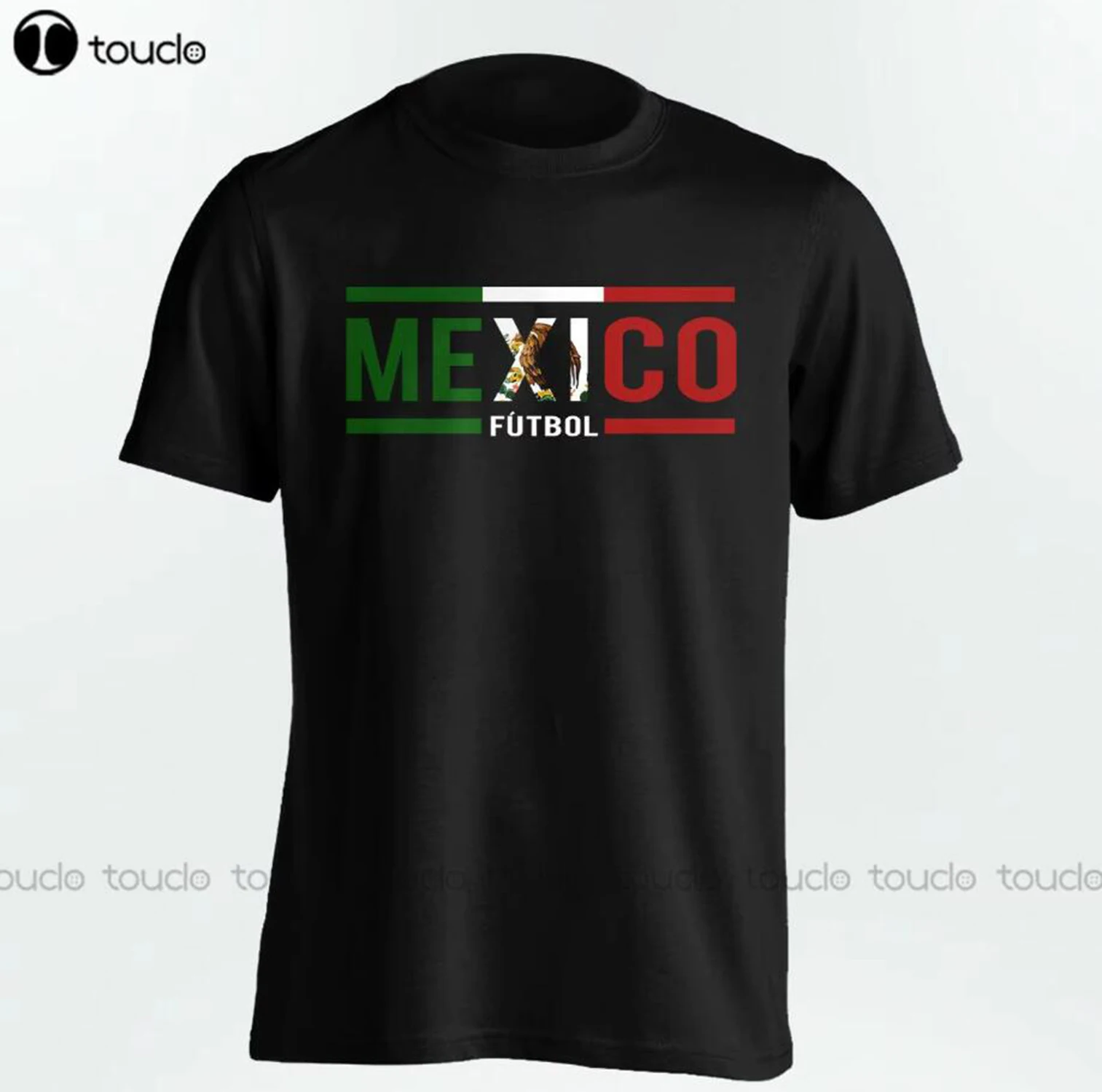 Mens Fashion Black Shirt - Men'S Mexico Futbol Footballer Black T-Shirt