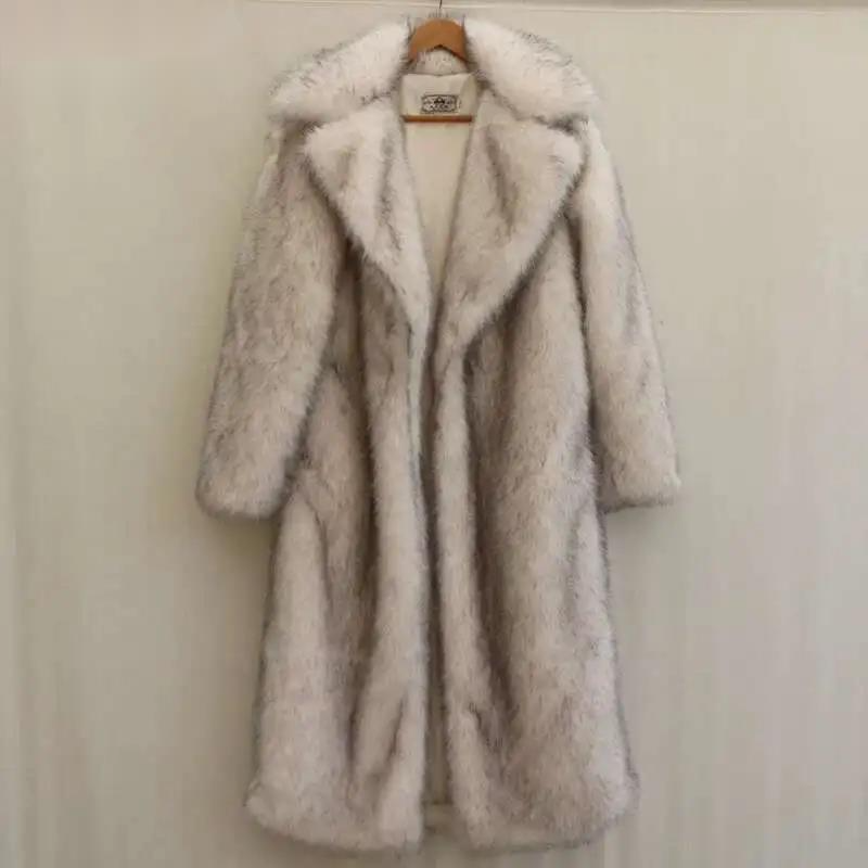 Men'S Fashion X - Men's Mink Fur Coat Winter Warm