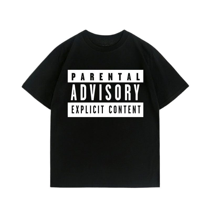 Men'S Fashion Labels - Rock Rap RAP Dirty Label Parental