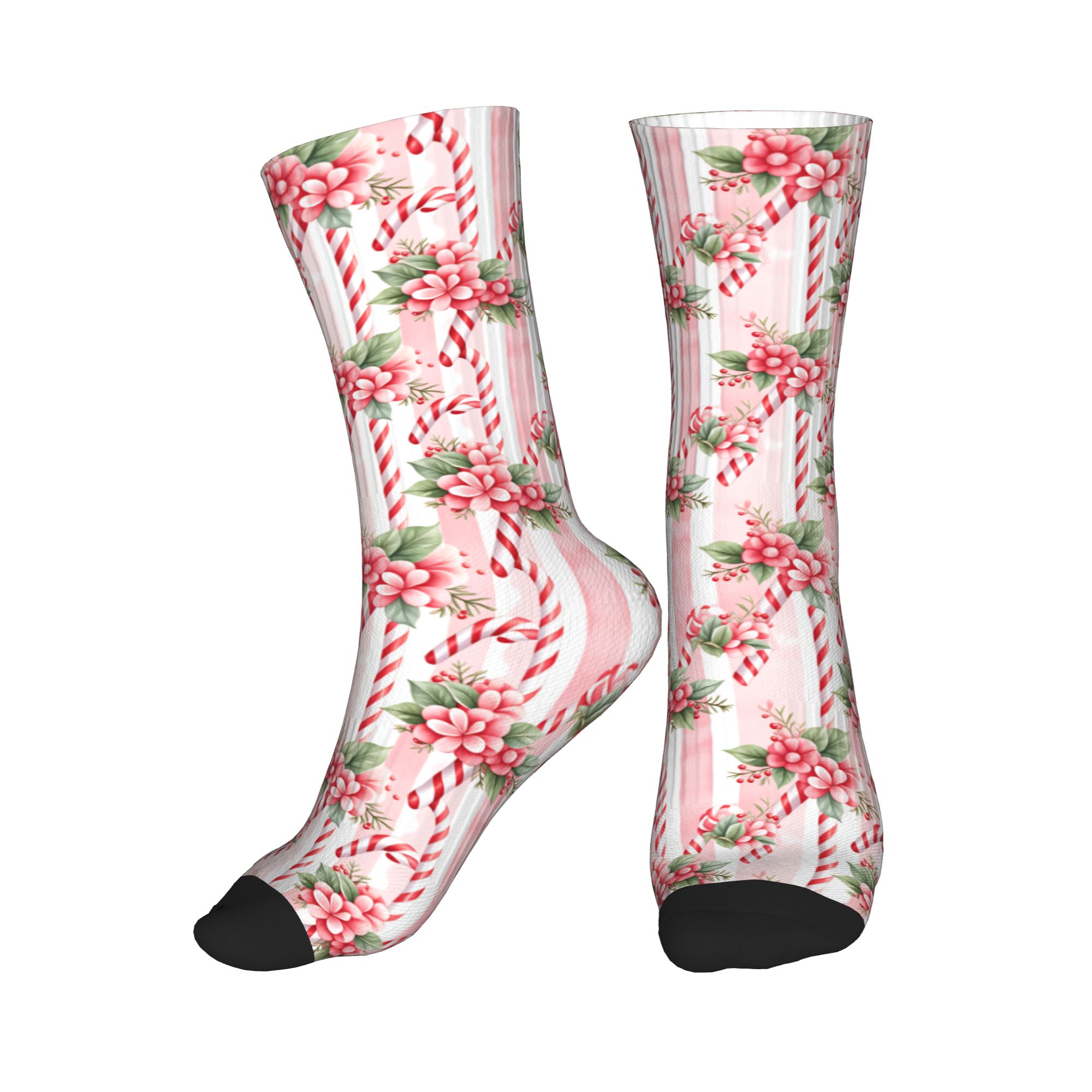 Mens Fashion Vintage - Fashion Printing Vintage Pink Candy Cane