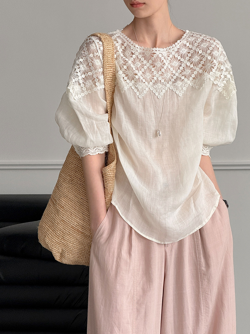 2026 Women Summer 100% Linen B - Linen Shirt Summer review and price