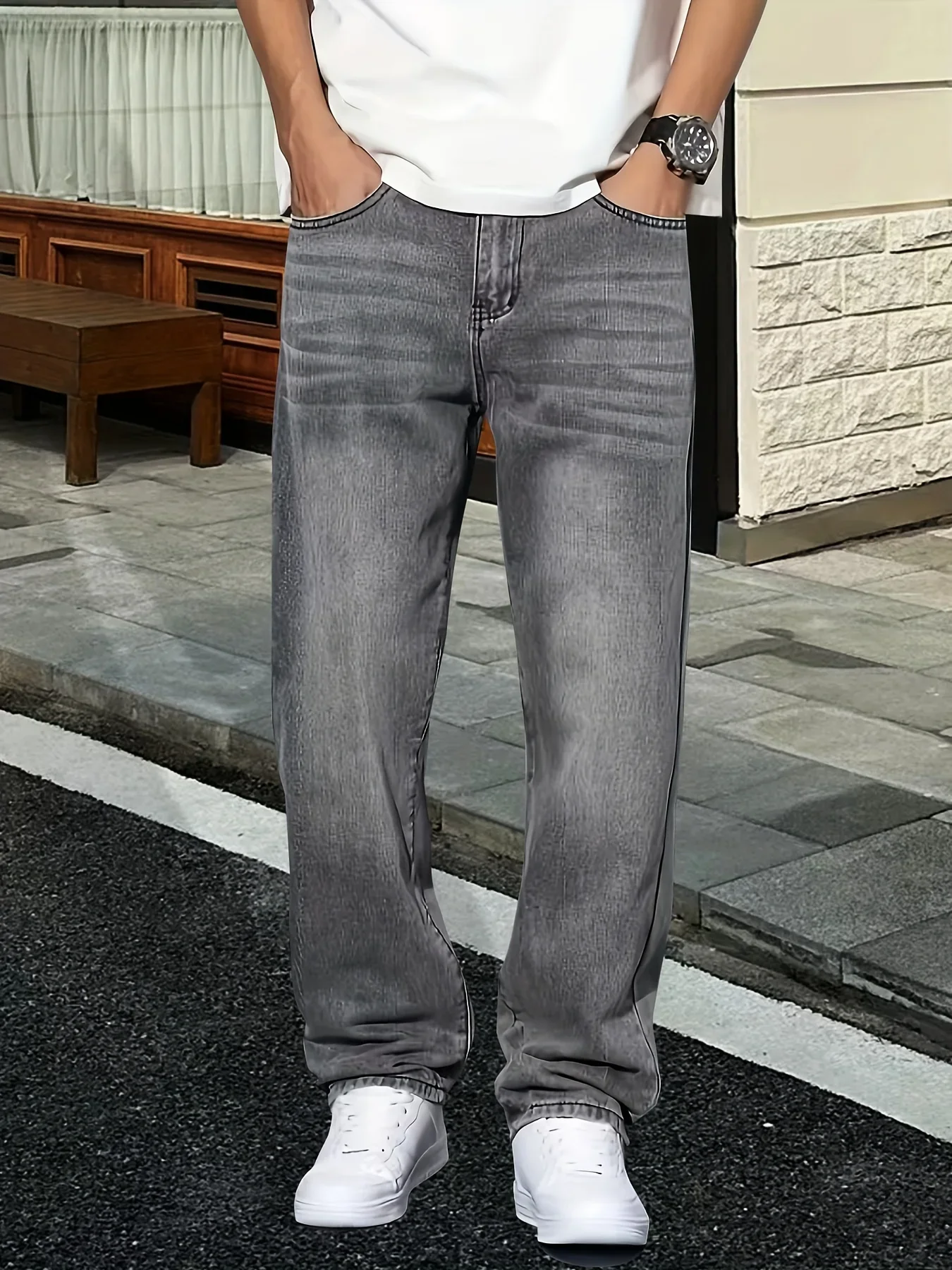 Men's fashion grey jeans casua - Men'S Fashion Grey Jeans review and price
