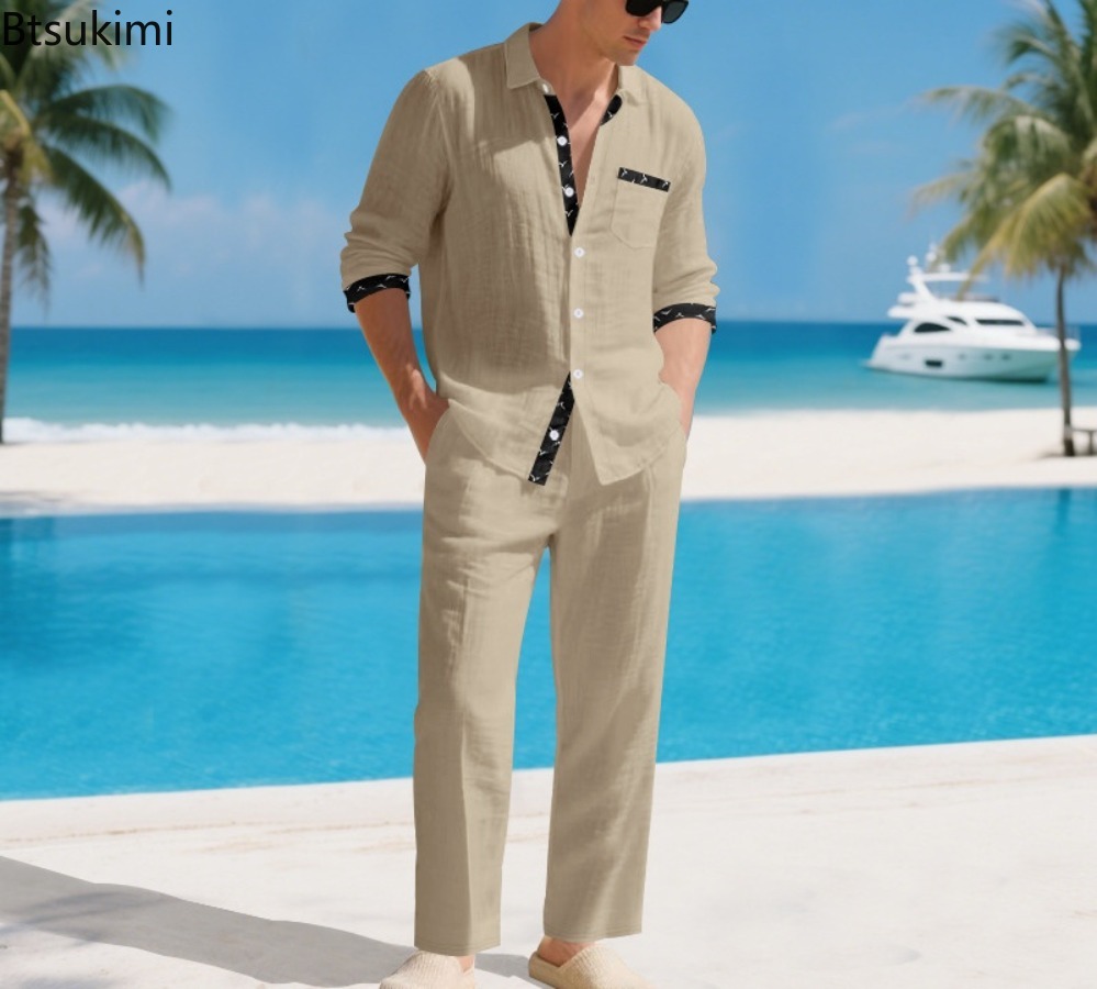 2026 Men's Linen Blend Hawaiia - Linen Shirt Summer review and price