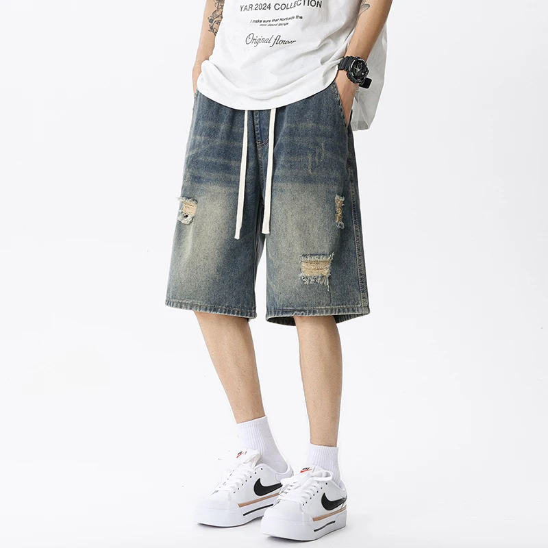 Summer Thin Denim Shorts Men's - Men'S Fashion Overalls review and price