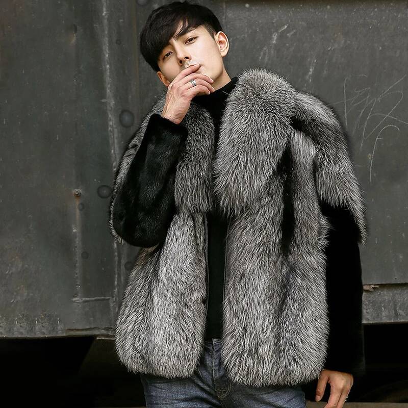 Autumn Men's Faux Fur Coat Fas - Men'S Fashion X review and price