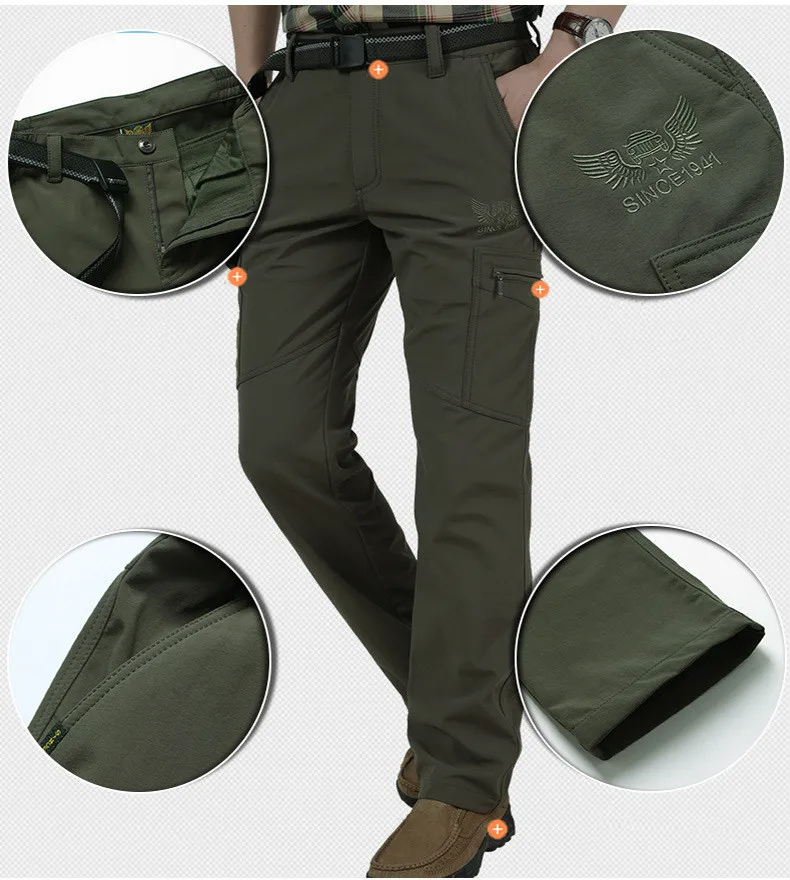 Winter Thick Pants Men Double  - Men'S Fashion Overalls review and price