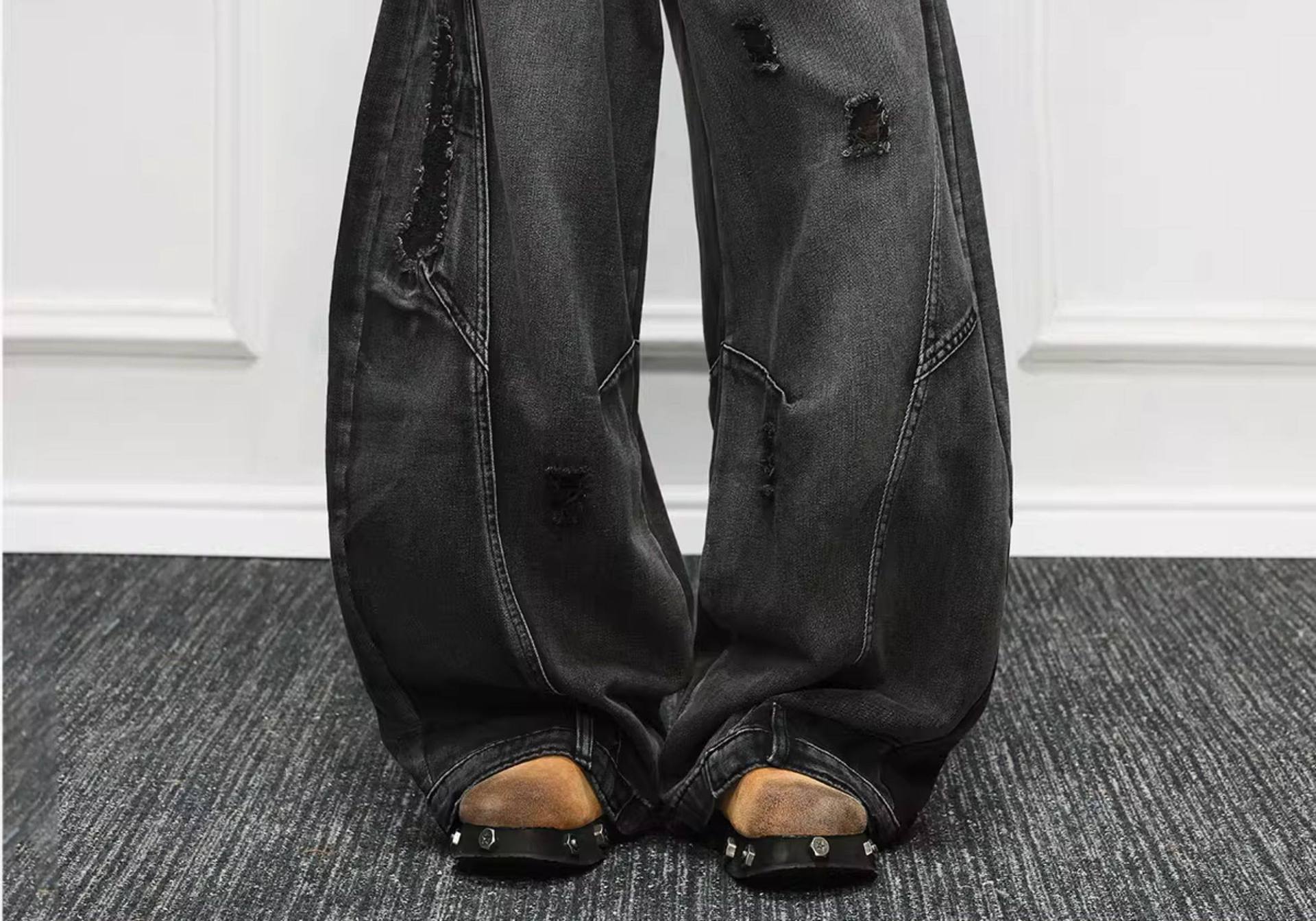 Vintage New Fashion American S - Men'S Fashion Grey Jeans review and price