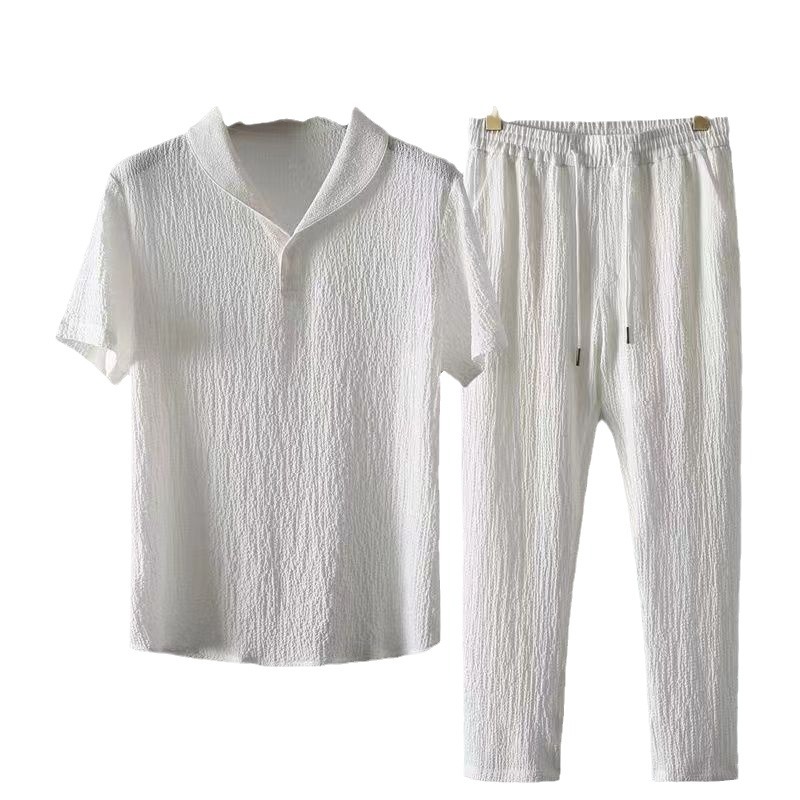 Summer new trendy men's suit,  - Men Fashion Korean Style review and price
