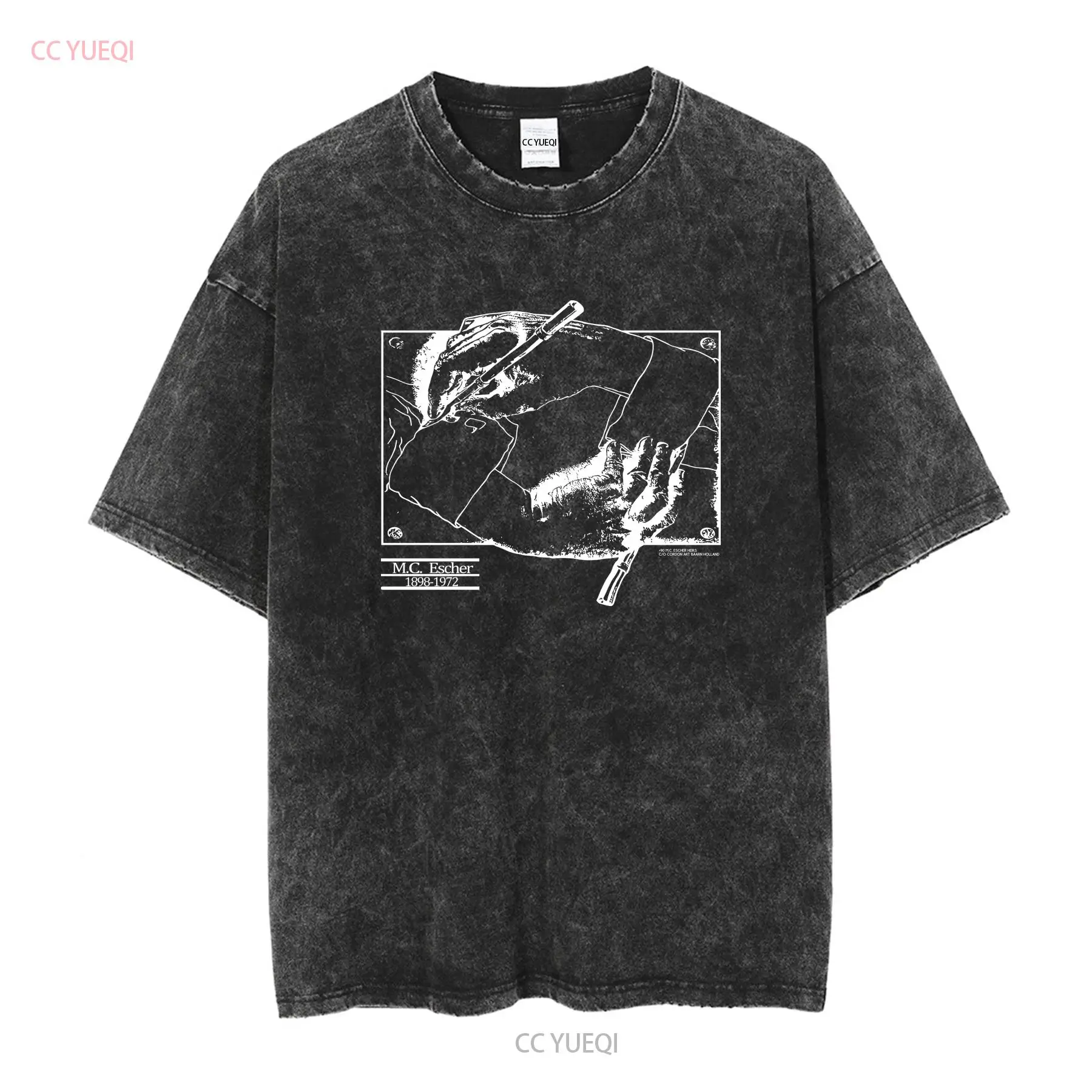 Vintage 1990 MC Escher T Shirt - Mens Fashion Black Shirt review and price