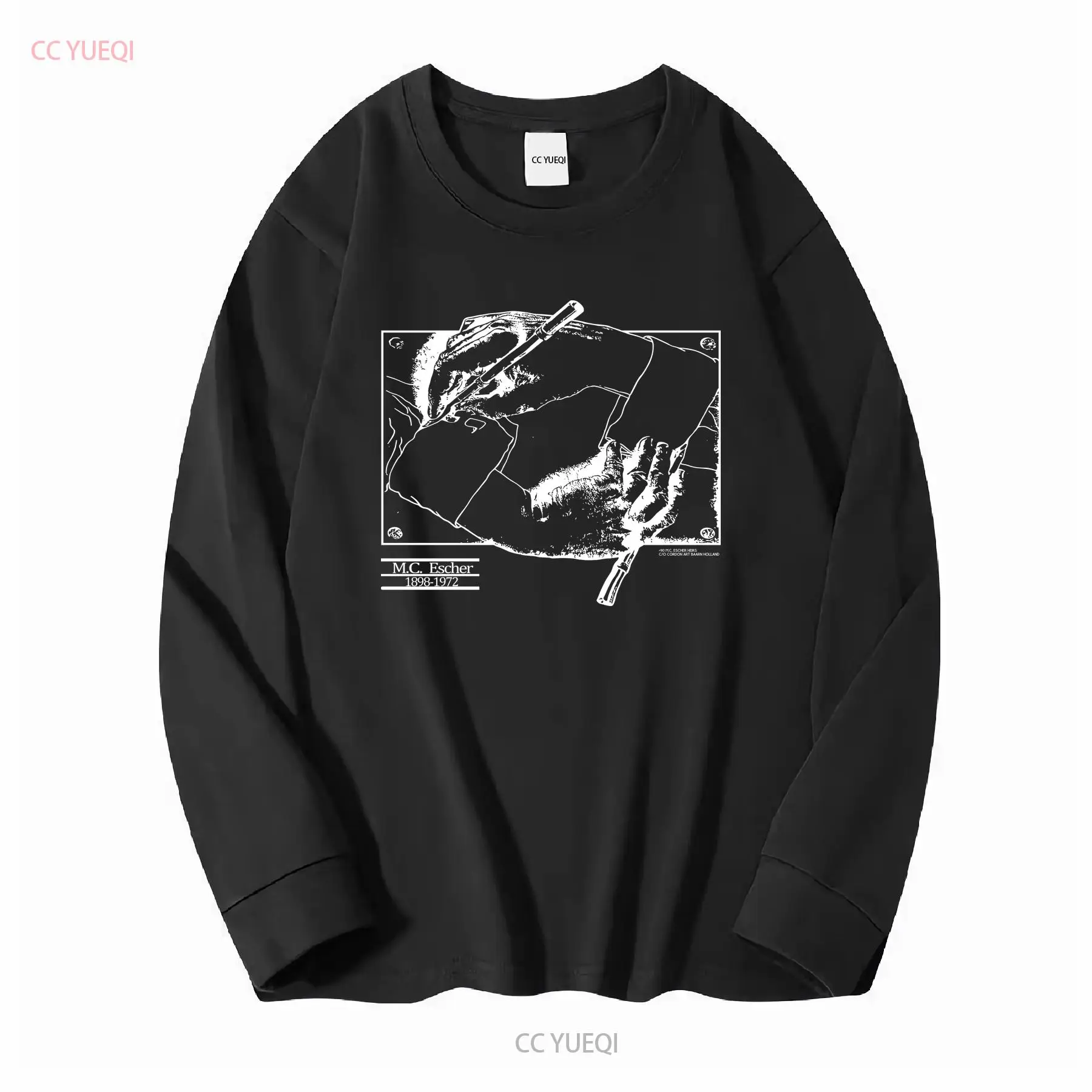 Vintage 1990 MC Escher T Shirt - Mens Fashion Black Shirt review and price
