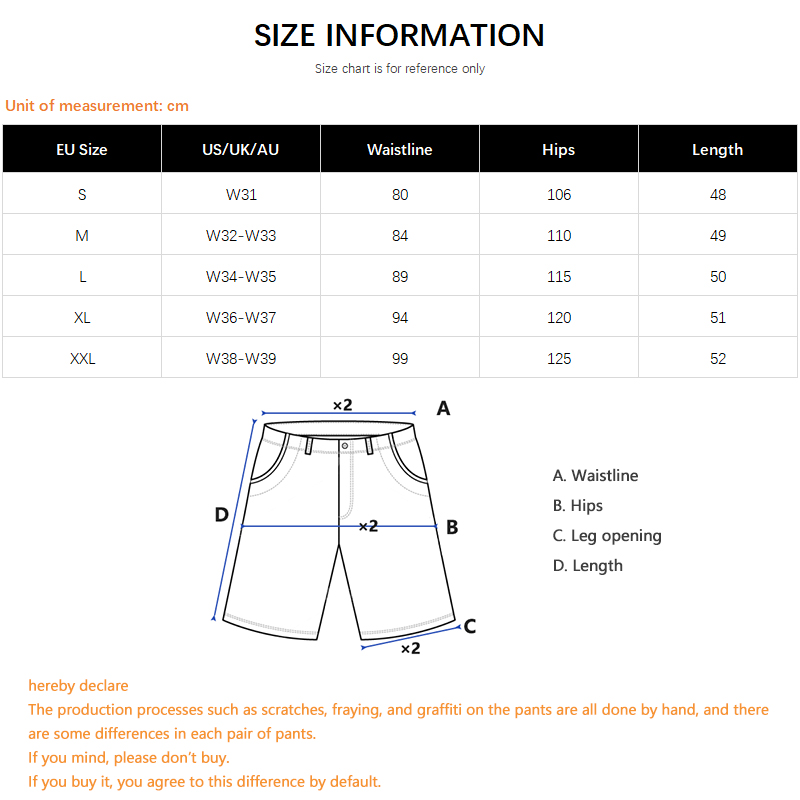 Hip-Hop Streetwear Men's Denim - Men'S Fashion Overalls review and price