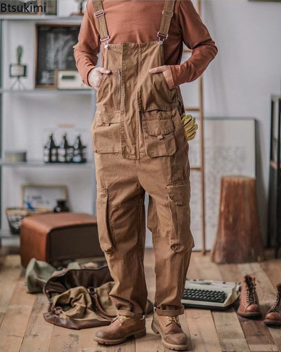 2026 Men's Retro Cotton Relaxe - Men'S Fashion Overalls review and price