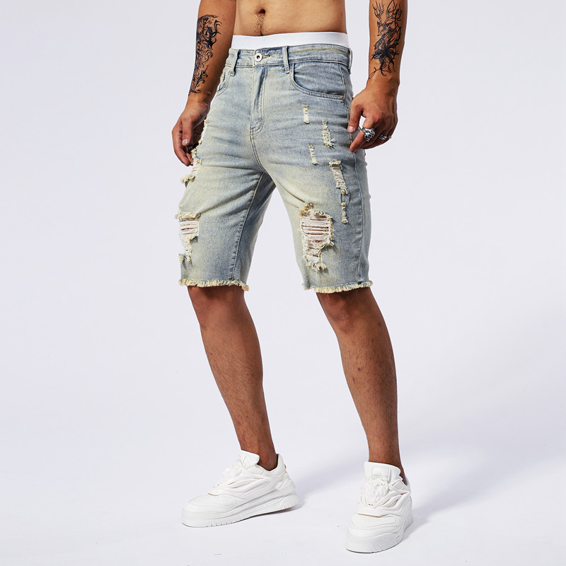 2025 Summer New Men's Ripped D - Mens Fashion Summer 2025 review and price