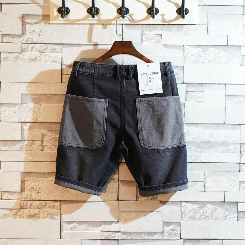 Loose Straight Short Jeans Pan - Men'S Fashion Overalls review and price