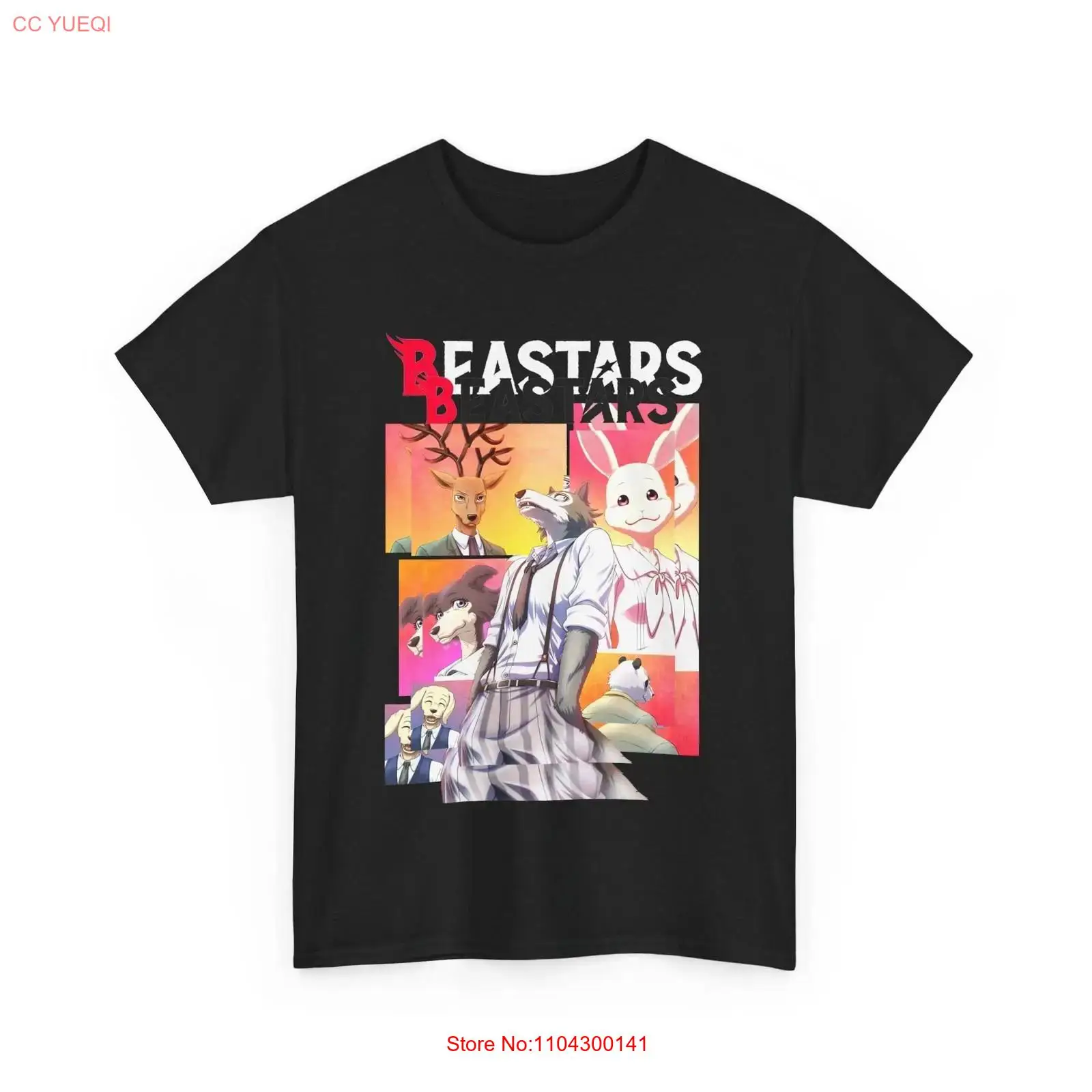 Anime Beastars Legoshi Black T - Men'S Fashion Everyday review and price