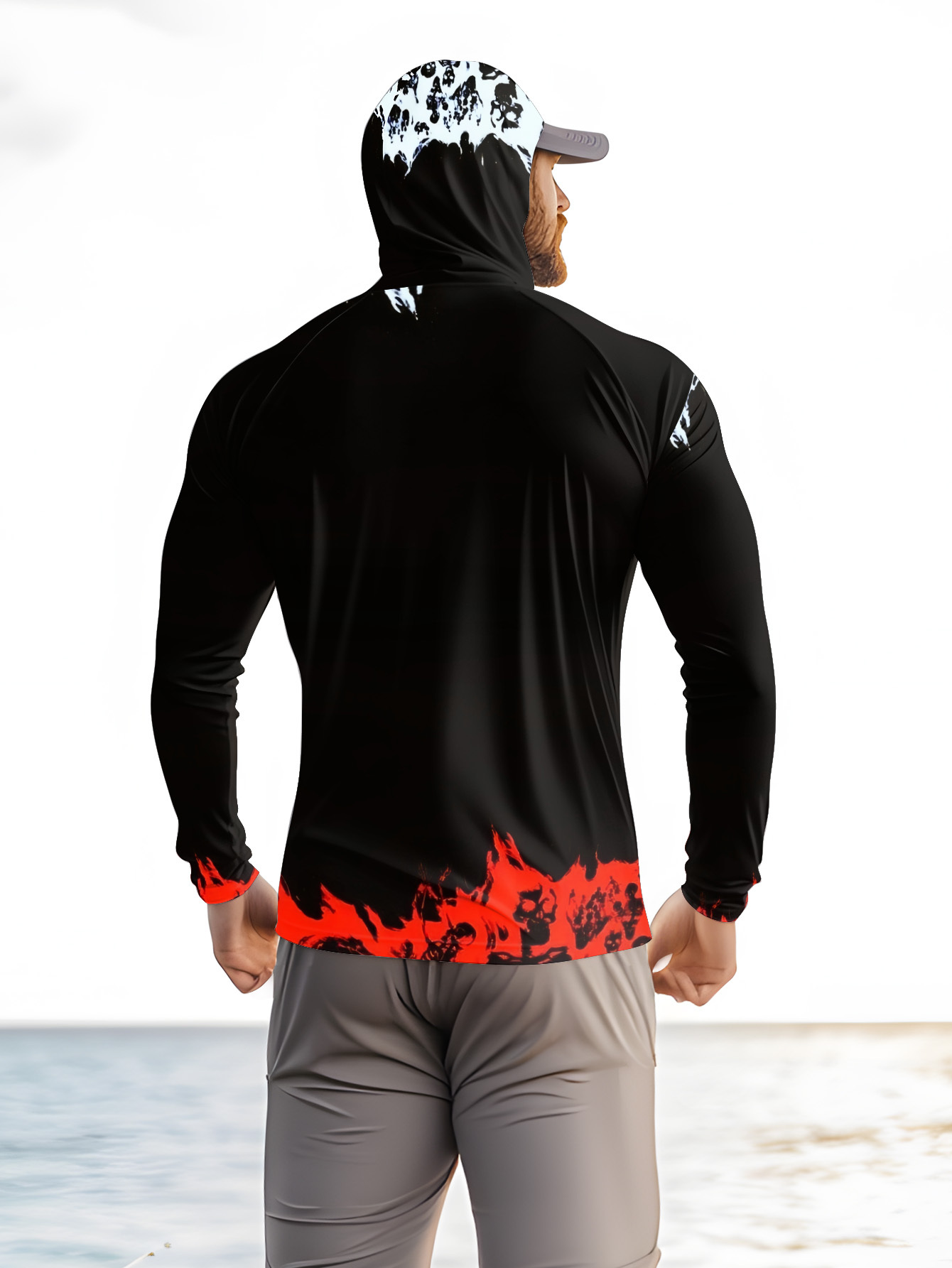 Men Hood Fishing Shirt long sl - Men Fashion Upper review and price