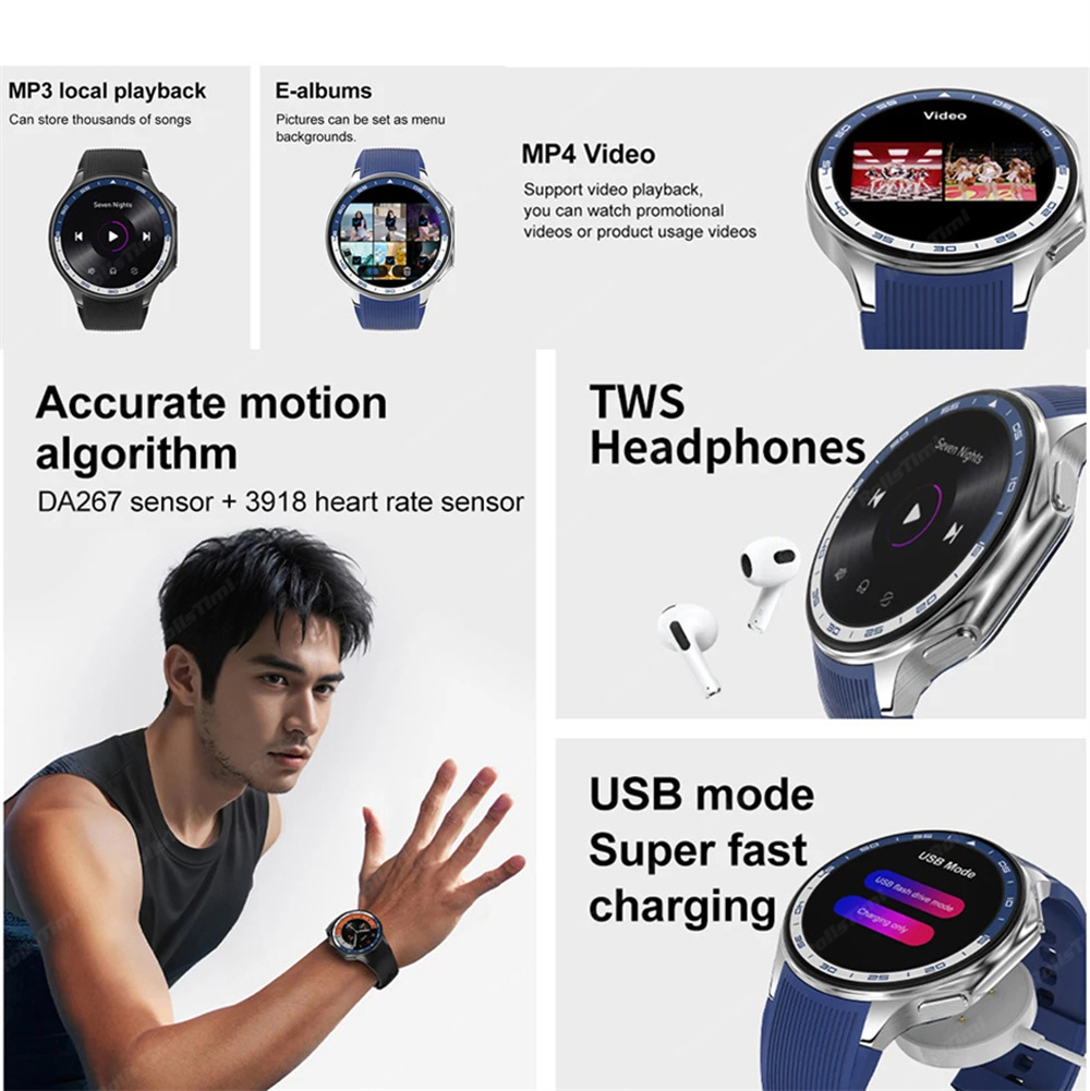 1.43 AMOLED Smart Watch 3D Sur - Men'S Fashion X review and price