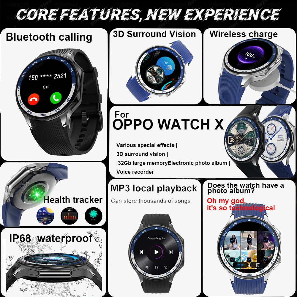 1.43 AMOLED Smart Watch 3D Sur - Men'S Fashion X review and price