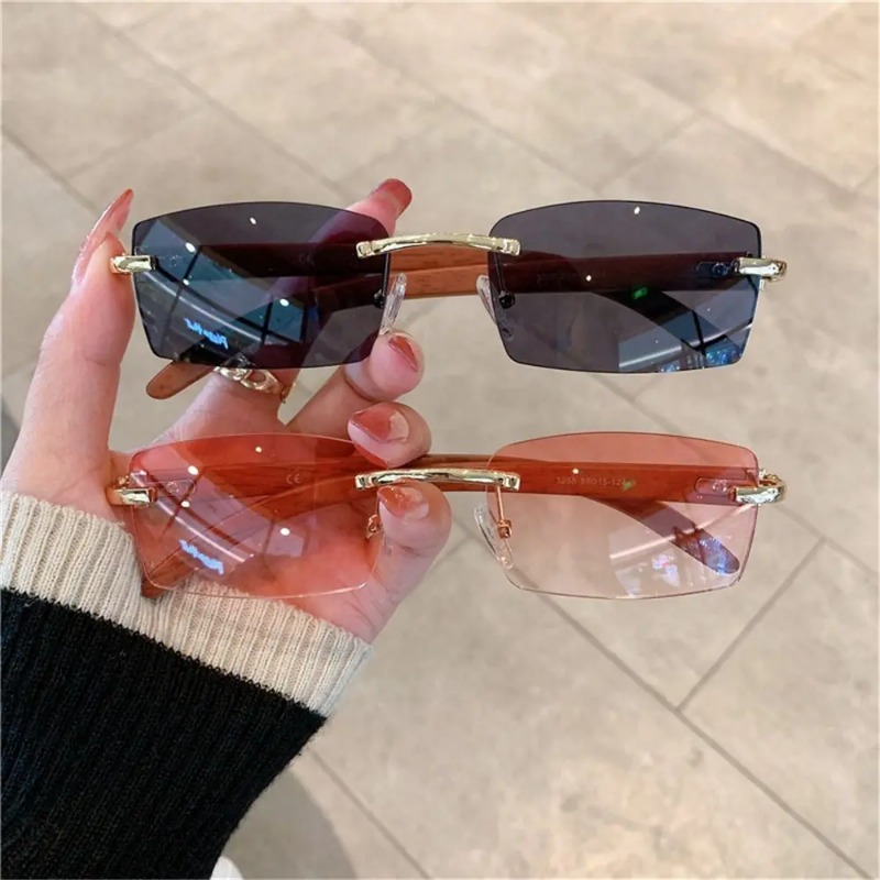 Trendy Punk Sunglasses Rimless - Men'S Fashion Rimless Glasses review and price