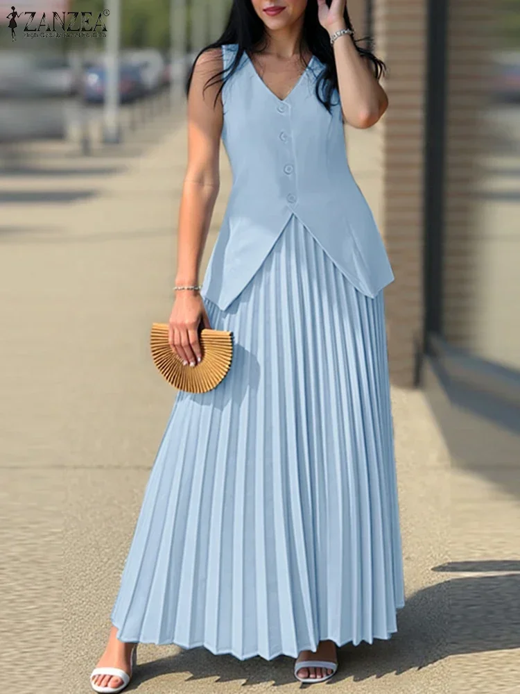 ZANZEA Summer 2PCS Dress Sets  - Mens Fashion Summer 2025 review and price