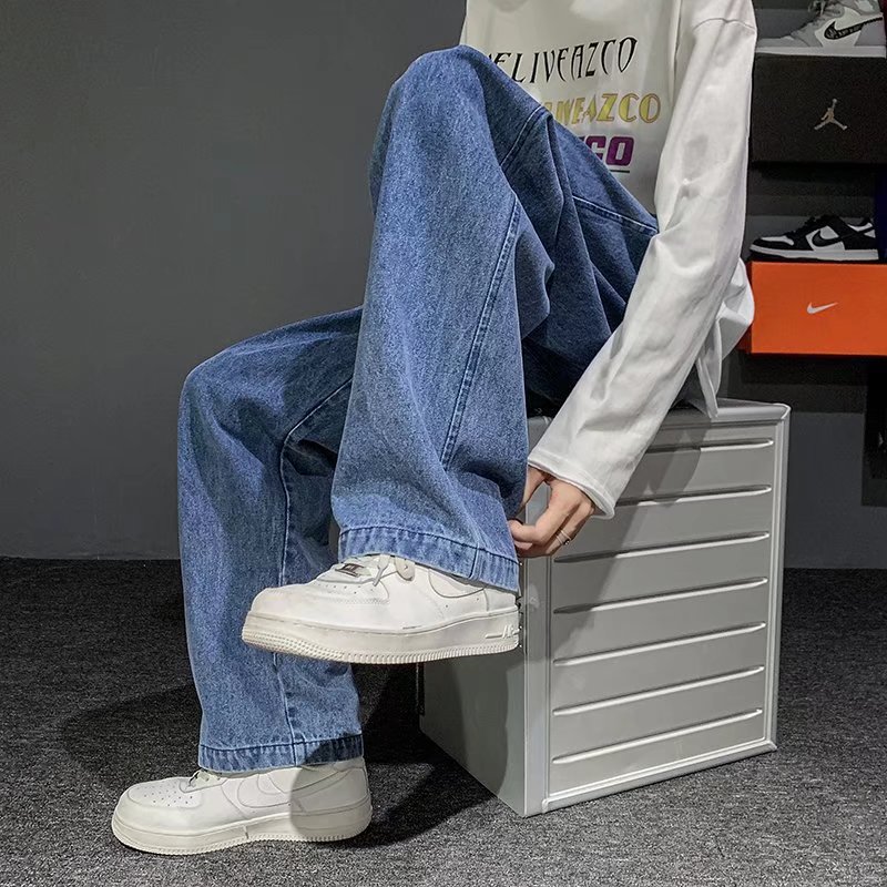 New Korean Fashion Men's Baggy - Men'S Fashion Grey Jeans review and price