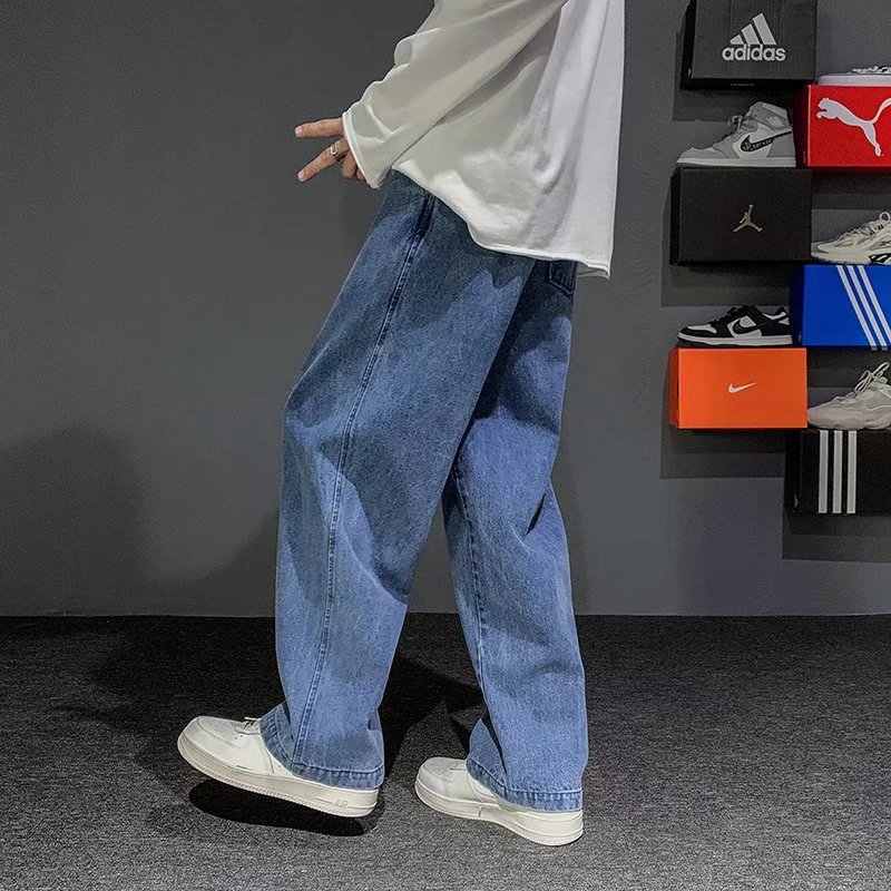 New Korean Fashion Men's Baggy - Men'S Fashion Grey Jeans review and price