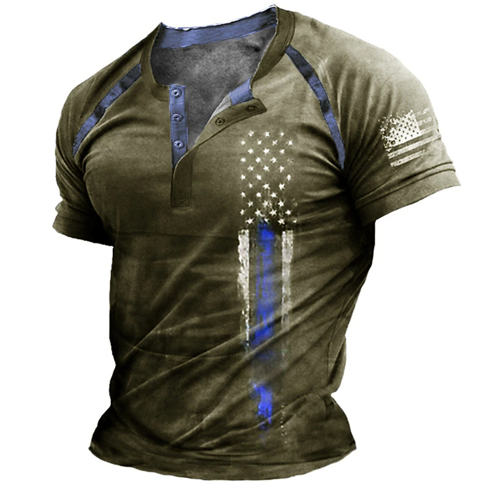 Funny 3D American Flag Print M - Mens Fashion Vintage review and price