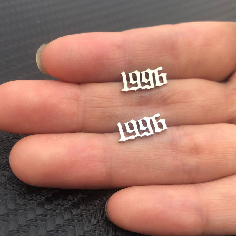 Tiny Year Number Stainless Ste - Men'S Fashion Year 2000 review and price