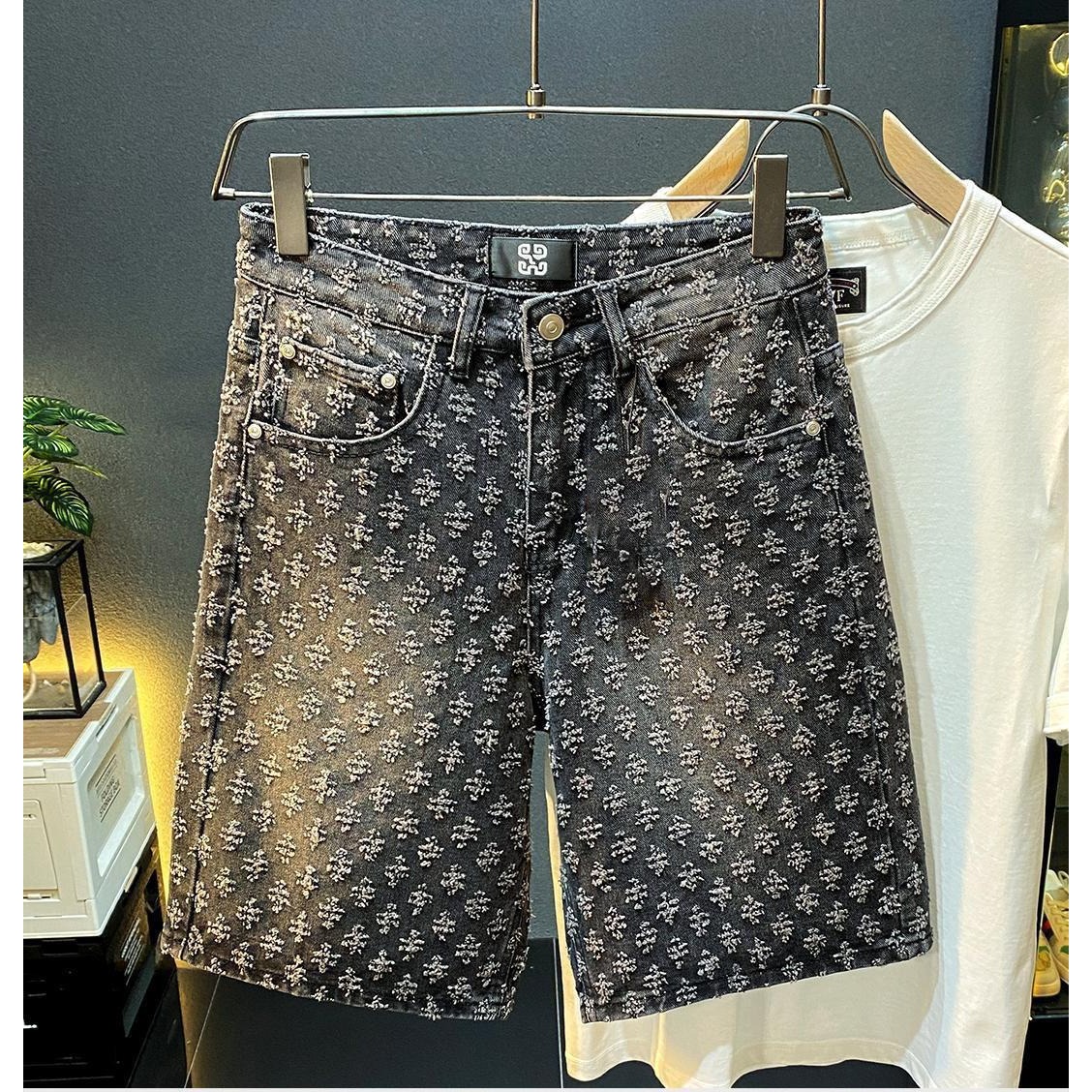 Summer High Street Denim Short - Men'S Fashion Overalls review and price