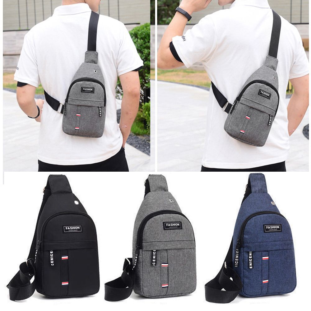 Men's Chest Bag New Fashion Ko - Men Fashion Korean Style review and price