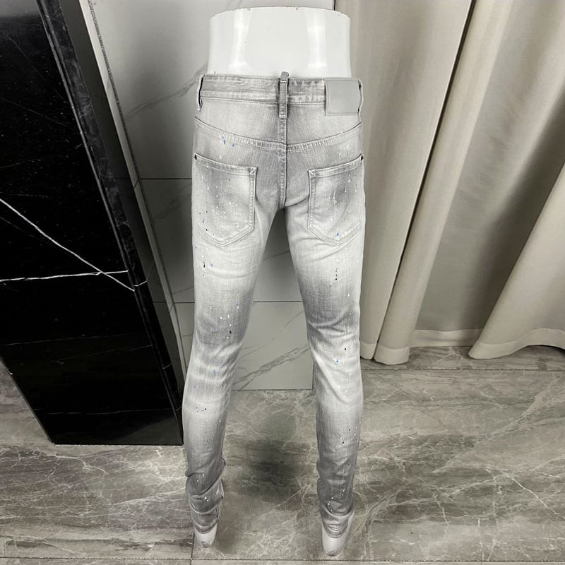 Y2K Designer Fashion New Men's - Men'S Fashion Grey Jeans review and price