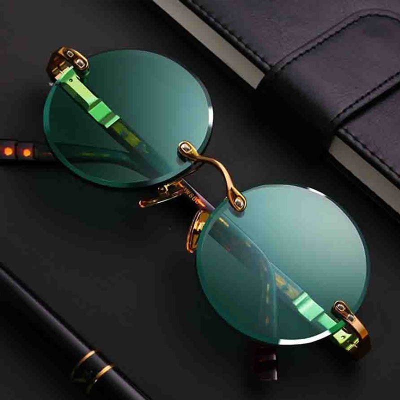 Fashion Classic Rimless Sungla - Men'S Fashion Rimless Glasses review and price
