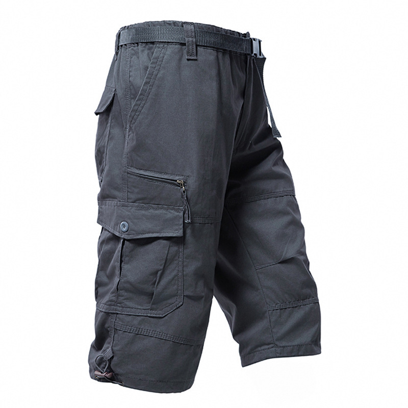 Men's Cotton 3/4 Pants Loose P - Men'S Fashion Overalls review and price
