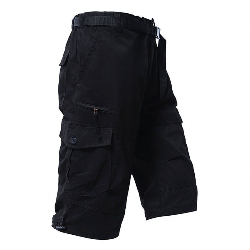 Men's Cotton 3/4 Pants Loose P - Men'S Fashion Overalls review and price