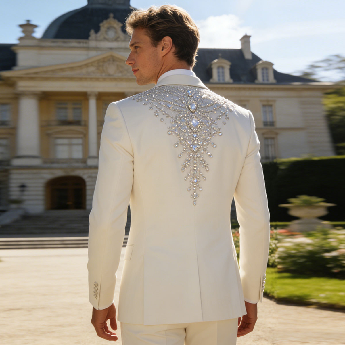 Customized Fashion Ornament Cr - Mens Fashion Blazer review and price