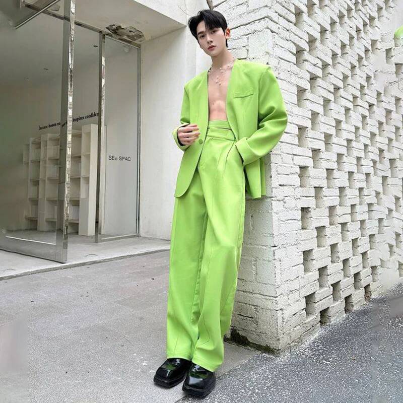 LUZHEN 2026 Spring New Solid C - Mens Fashion Blazer review and price