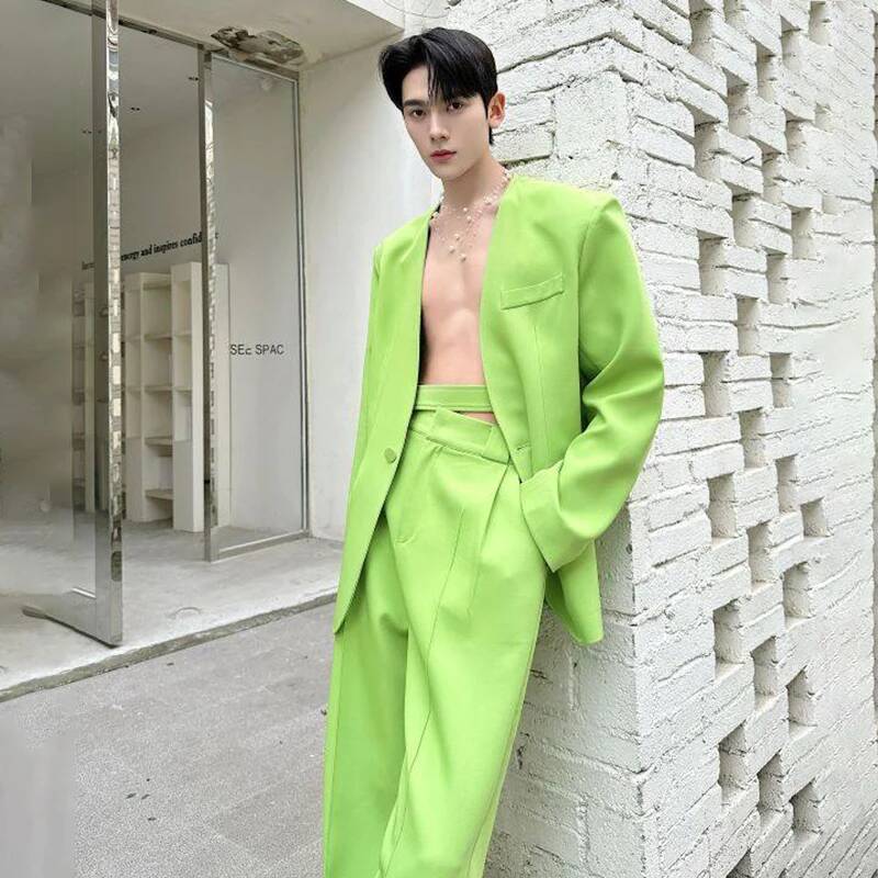 LUZHEN 2026 Spring New Solid C - Mens Fashion Blazer review and price