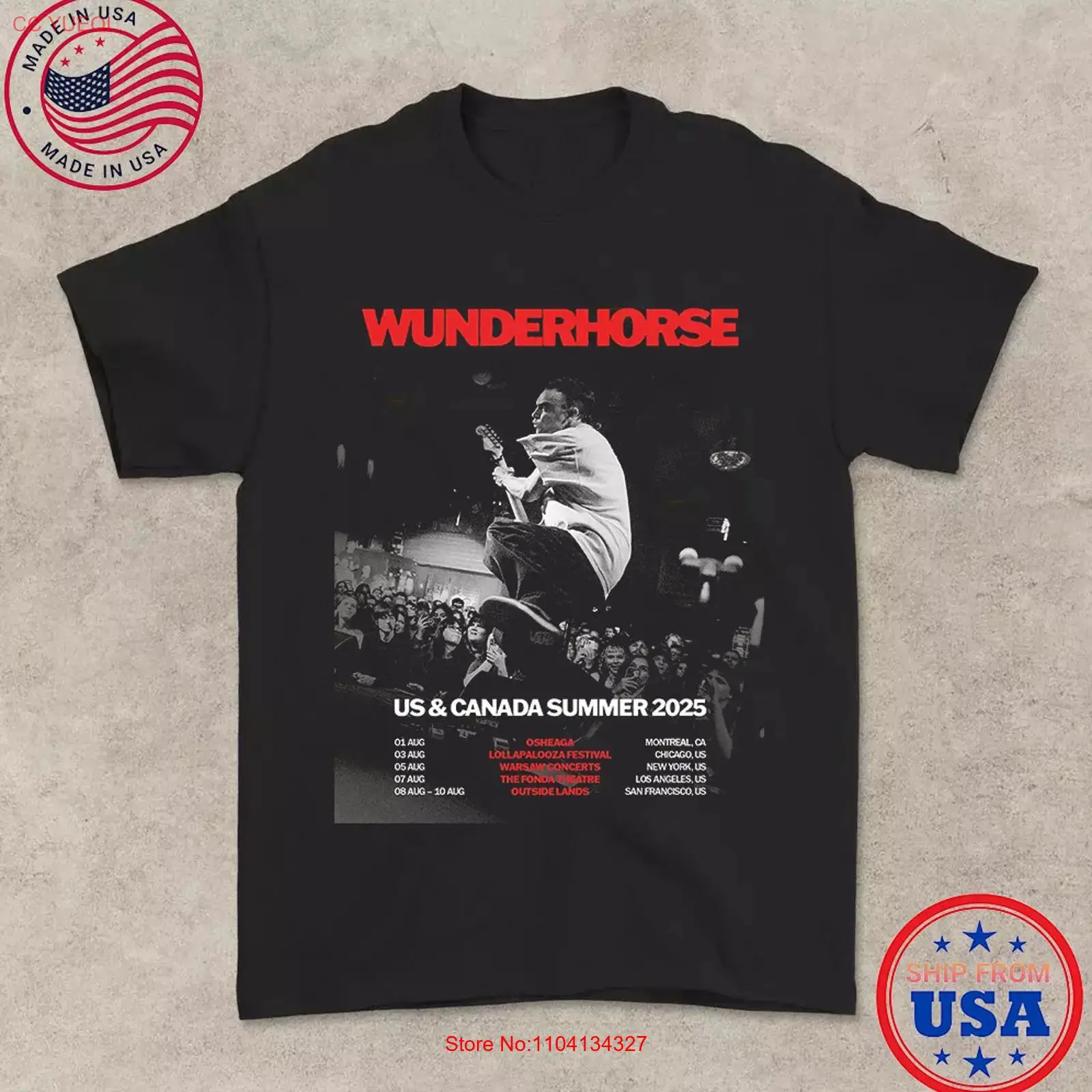 Wunderhorse 2025 Tour SUMMER U - Mens Fashion Summer 2025 review and price