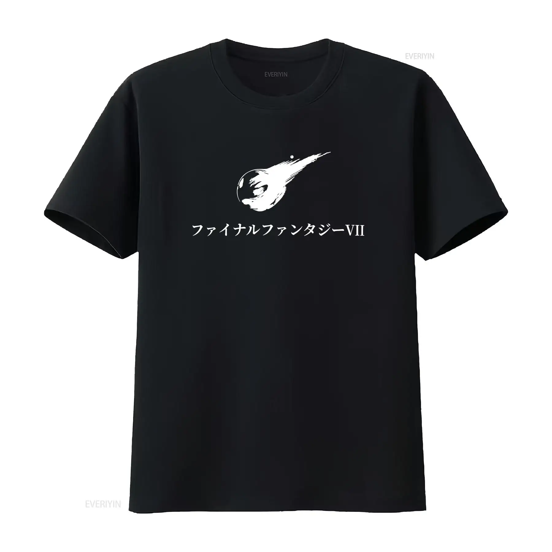 FF7 JP Title T shirt Multiple  - Men'S Fashion Everyday review and price