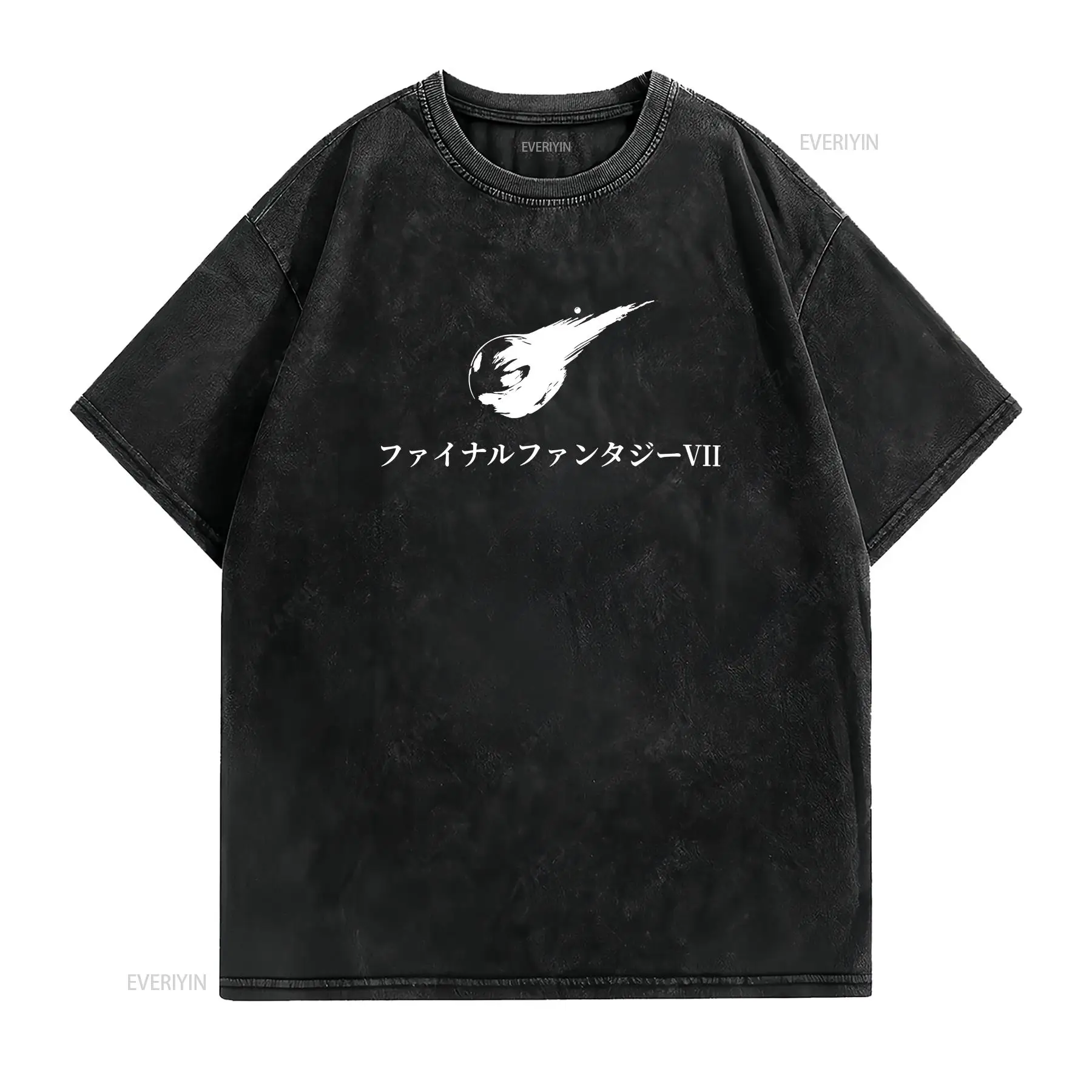 FF7 JP Title T shirt Multiple  - Men'S Fashion Everyday review and price