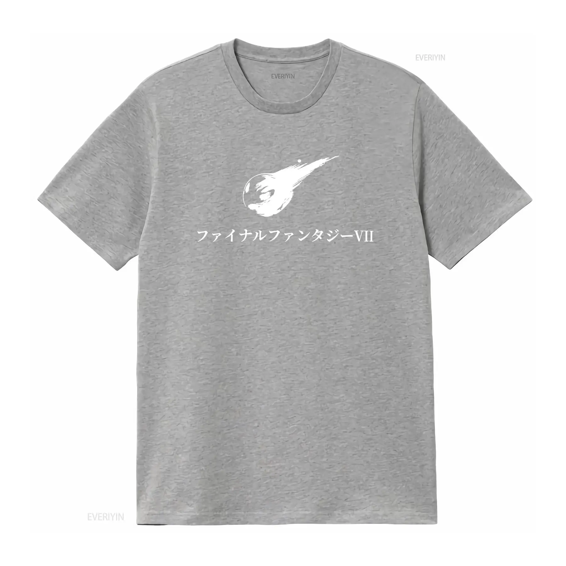 FF7 JP Title T shirt Multiple  - Men'S Fashion Everyday review and price
