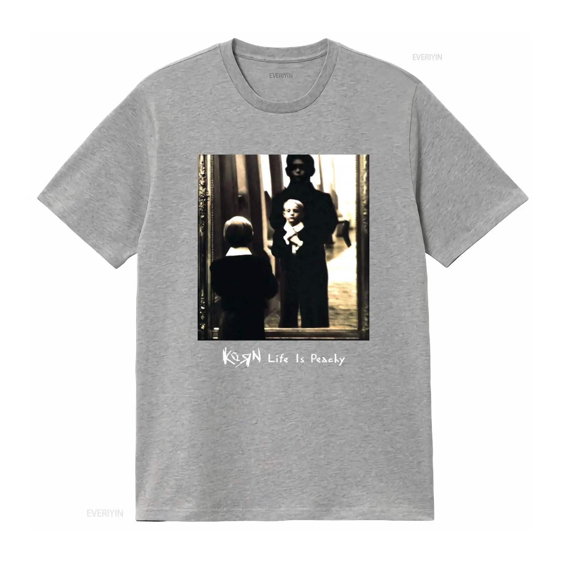 Korn Life Is Peachy Retro Prin - Mens Fashion Black Shirt review and price