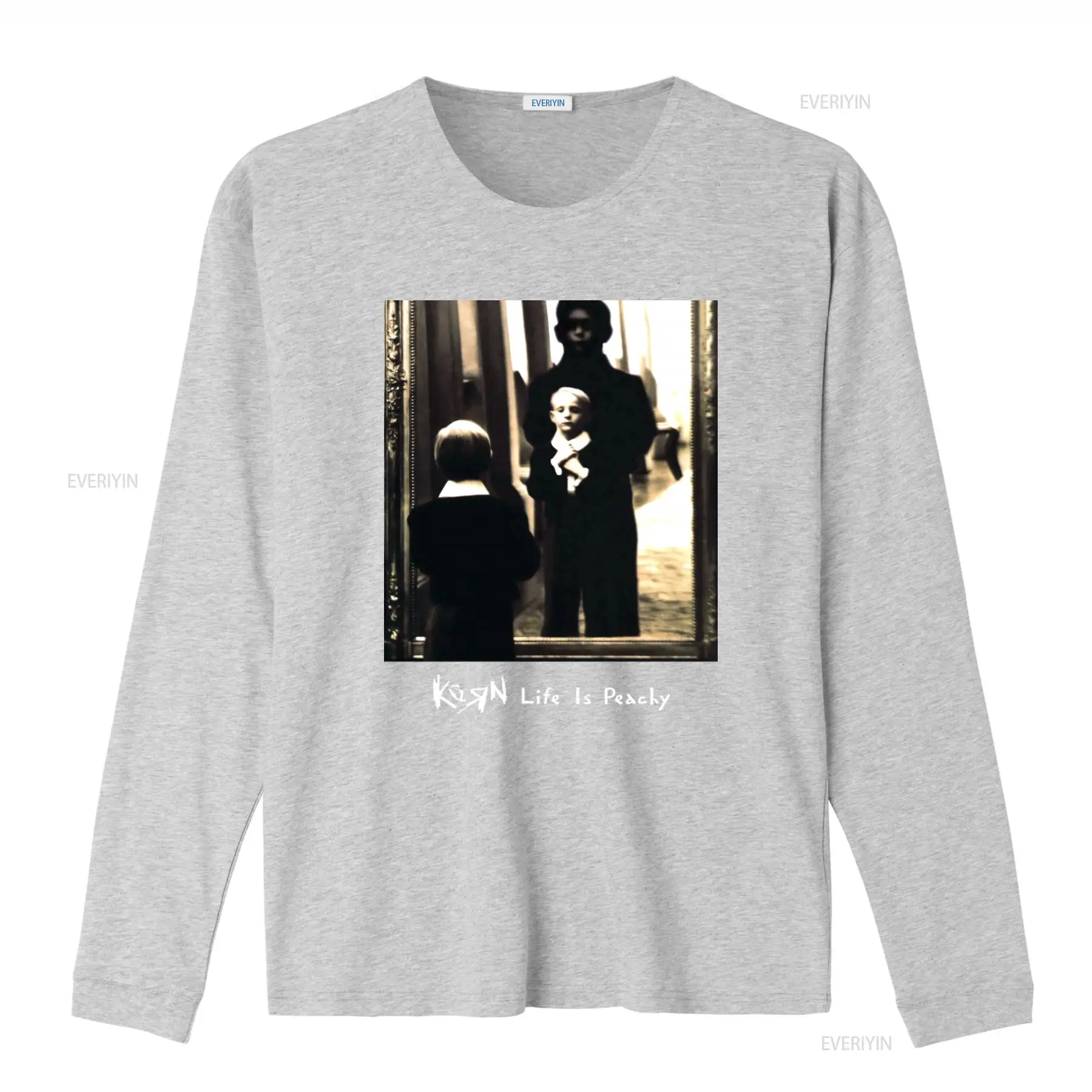 Korn Life Is Peachy Retro Prin - Mens Fashion Black Shirt review and price