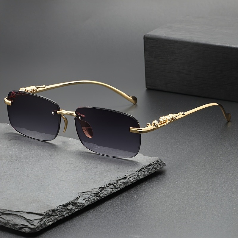 Fashion Rimless Metal Sunglass - Men'S Fashion Rimless Glasses review and price